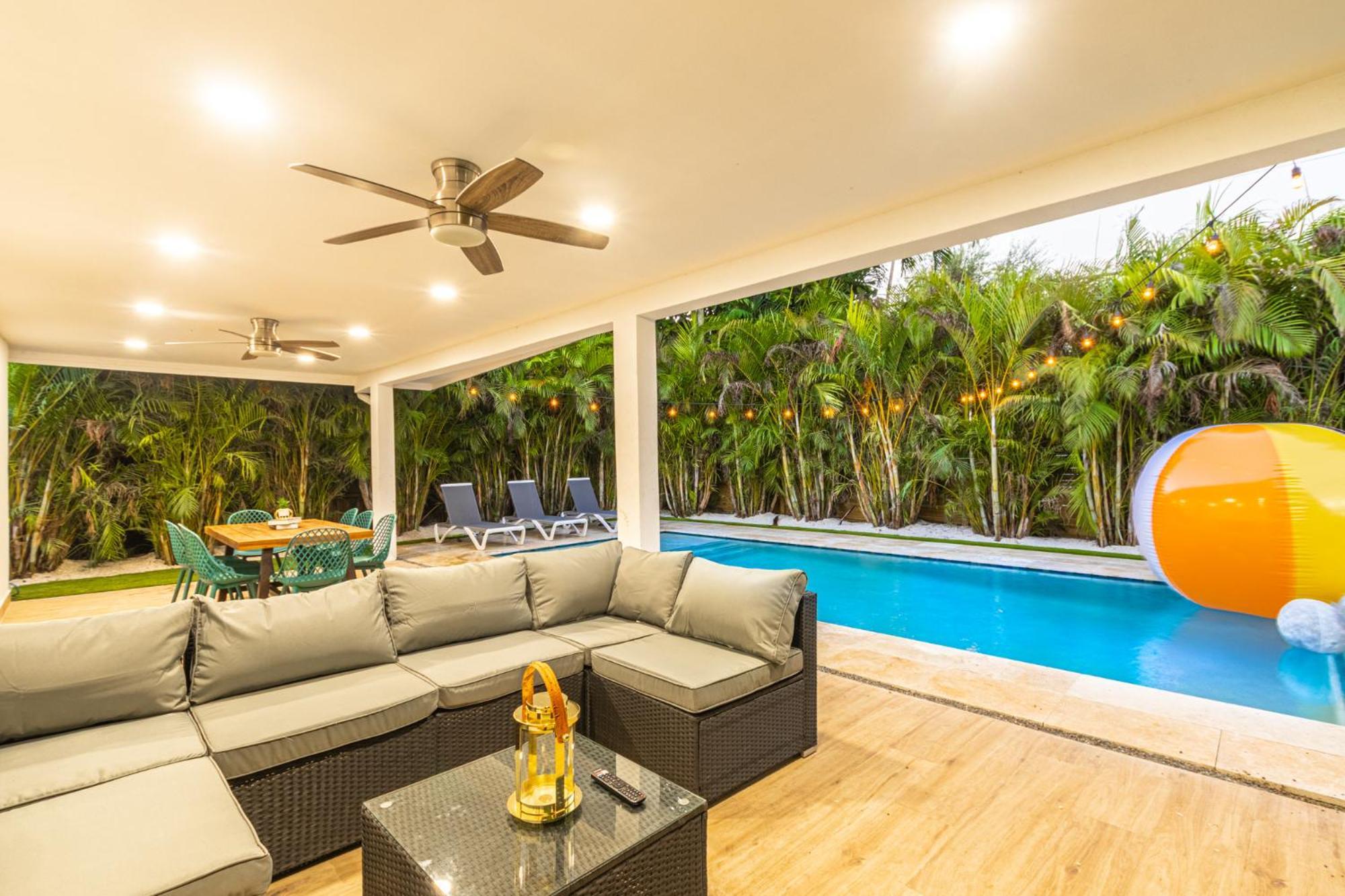 Modern 5Br Villa: Pool, Terrace, Fire Pit Tgh Miami Exterior photo